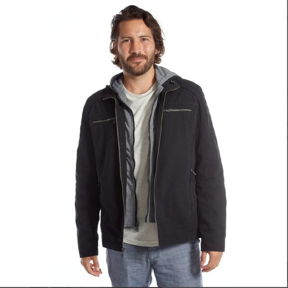 KENDRICK Cotton Jacket - Black - Picture 1 of 5